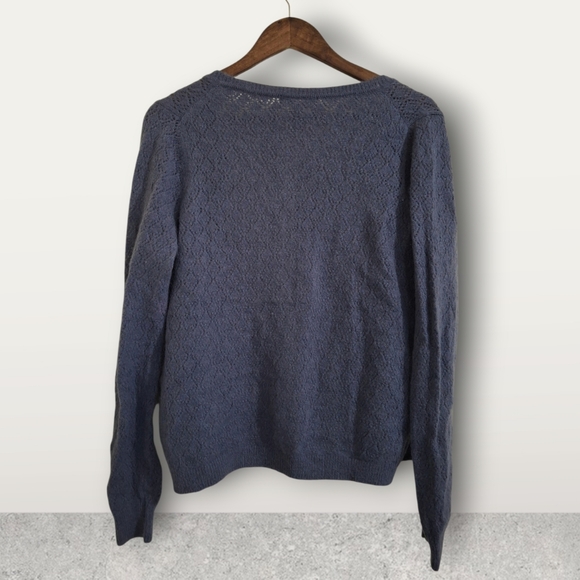 Boden Fluffy Pointelle Cardigan - Picture 3 of 4